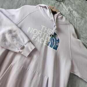 The North Face Hoodie Sweatshirt Womens 2XL Pastel Purple Kangaroo Pocket XXL
